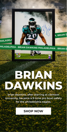 Brian Dawkins eCommerce campaign creative